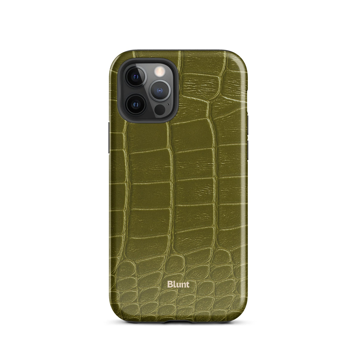 Olive Croc iPhone Case