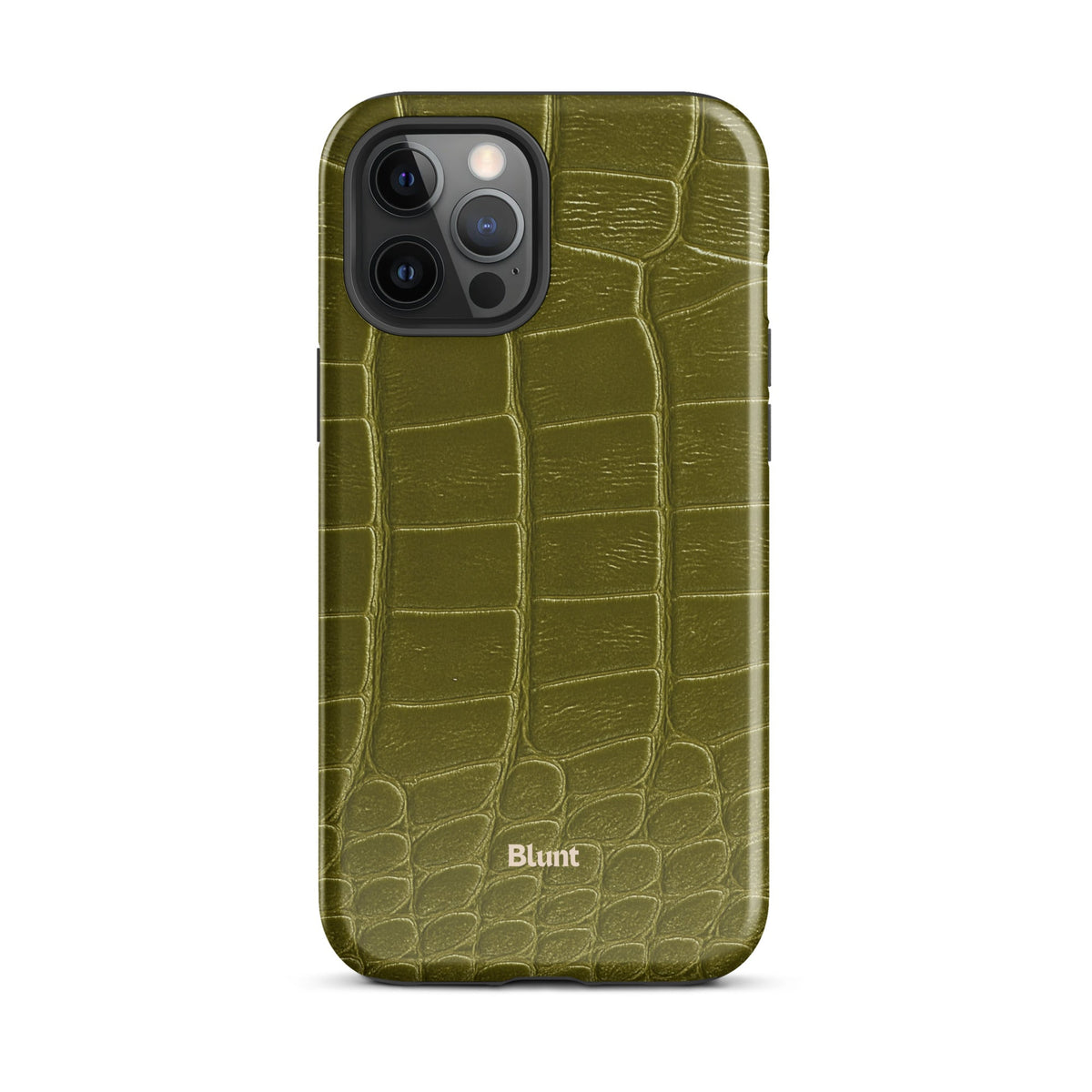 Olive Croc iPhone Case