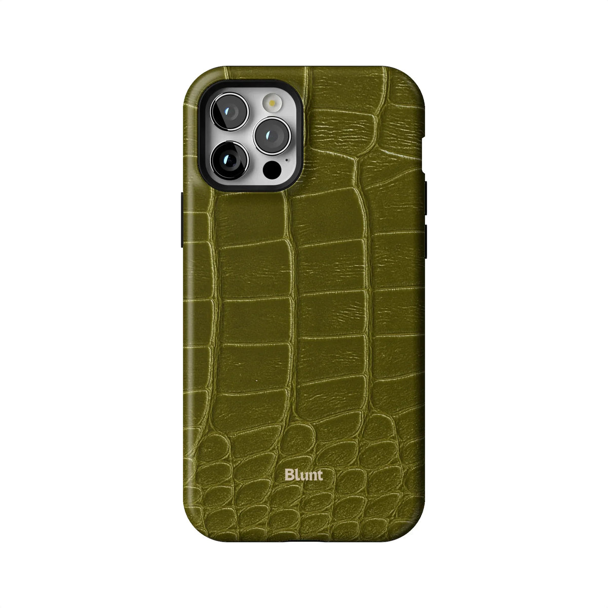 Olive Croc iPhone Case