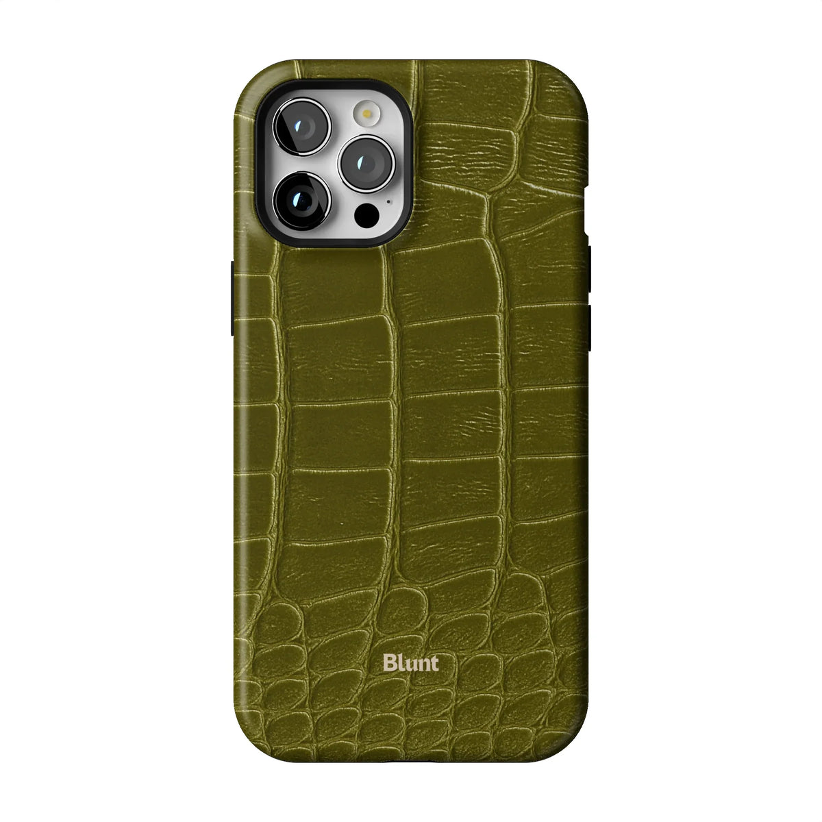 Olive Croc iPhone Case