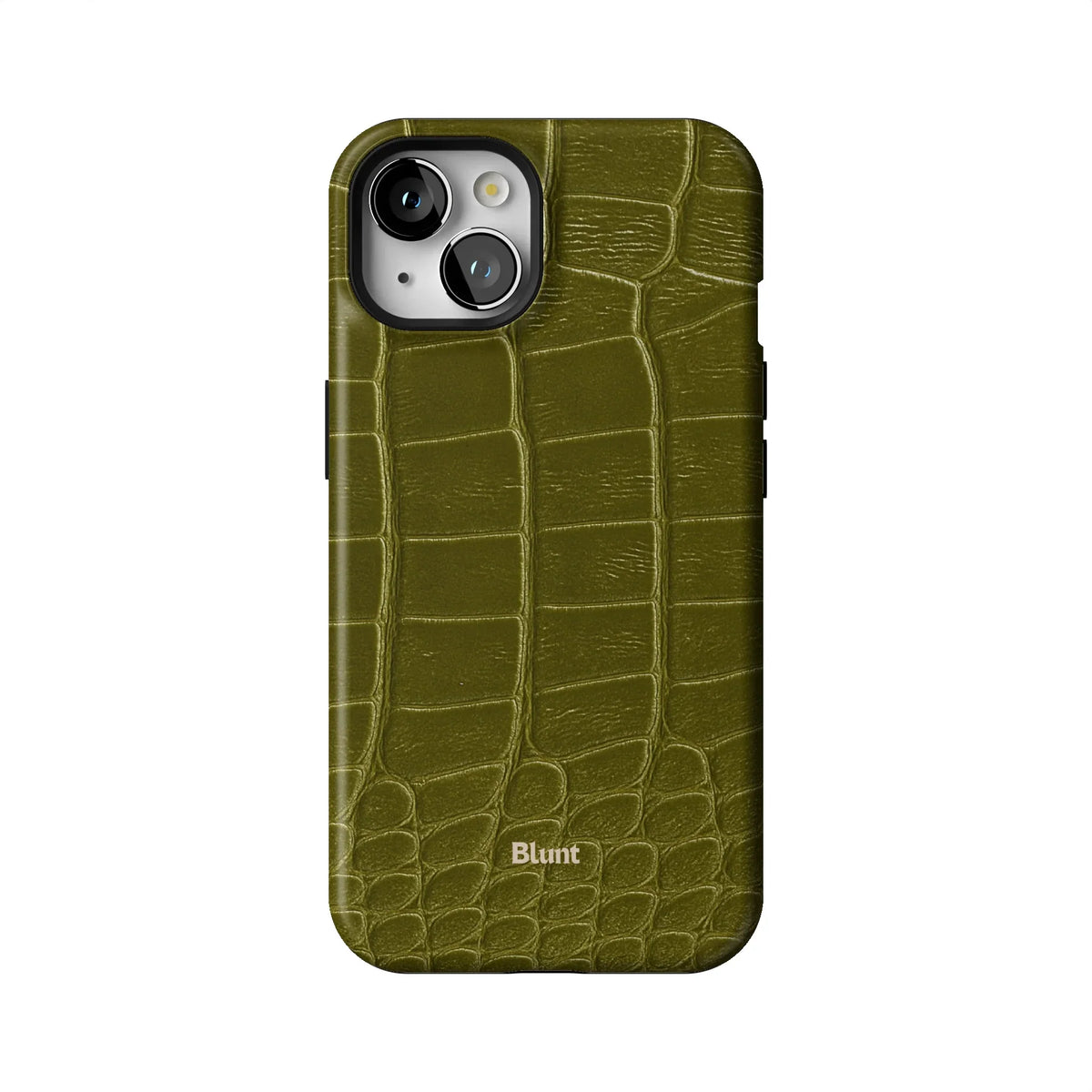Olive Croc iPhone Case