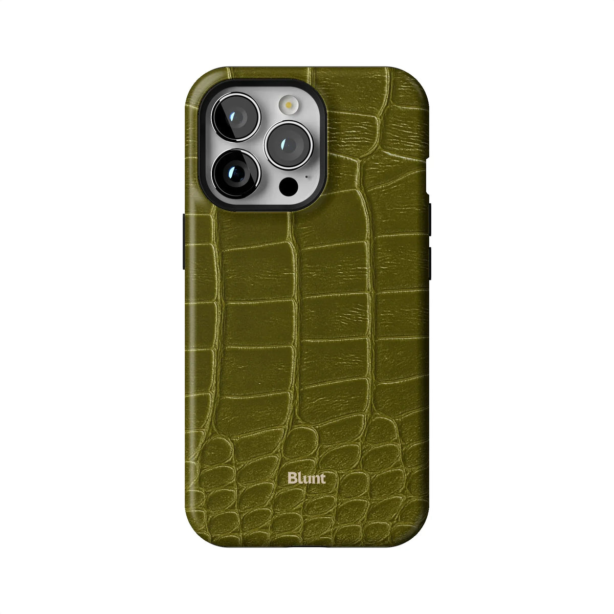 Olive Croc iPhone Case