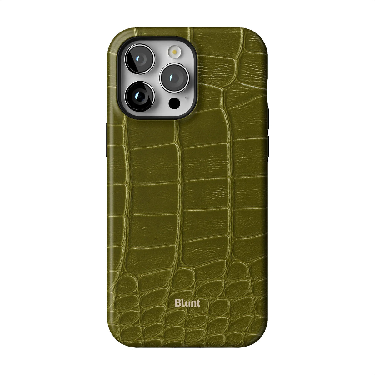 Olive Croc iPhone Case
