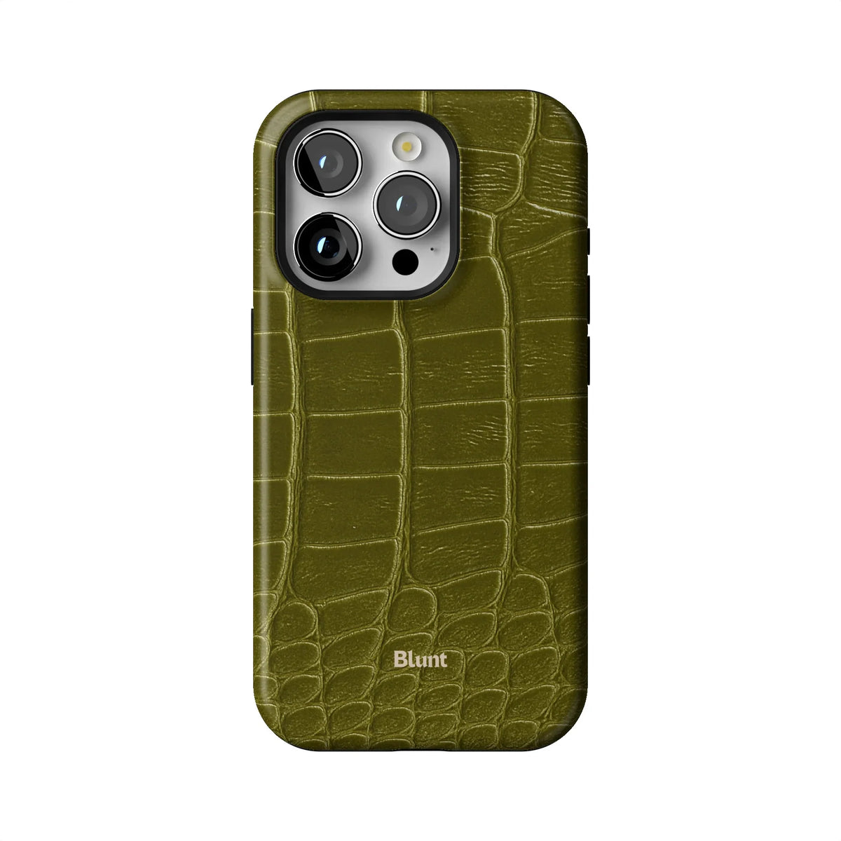 Olive Croc iPhone Case