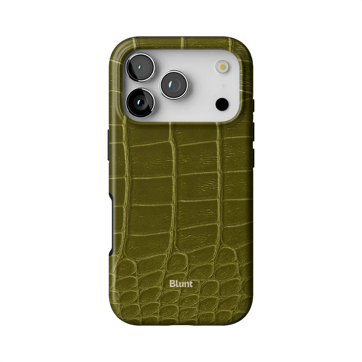 Olive Croc iPhone Case
