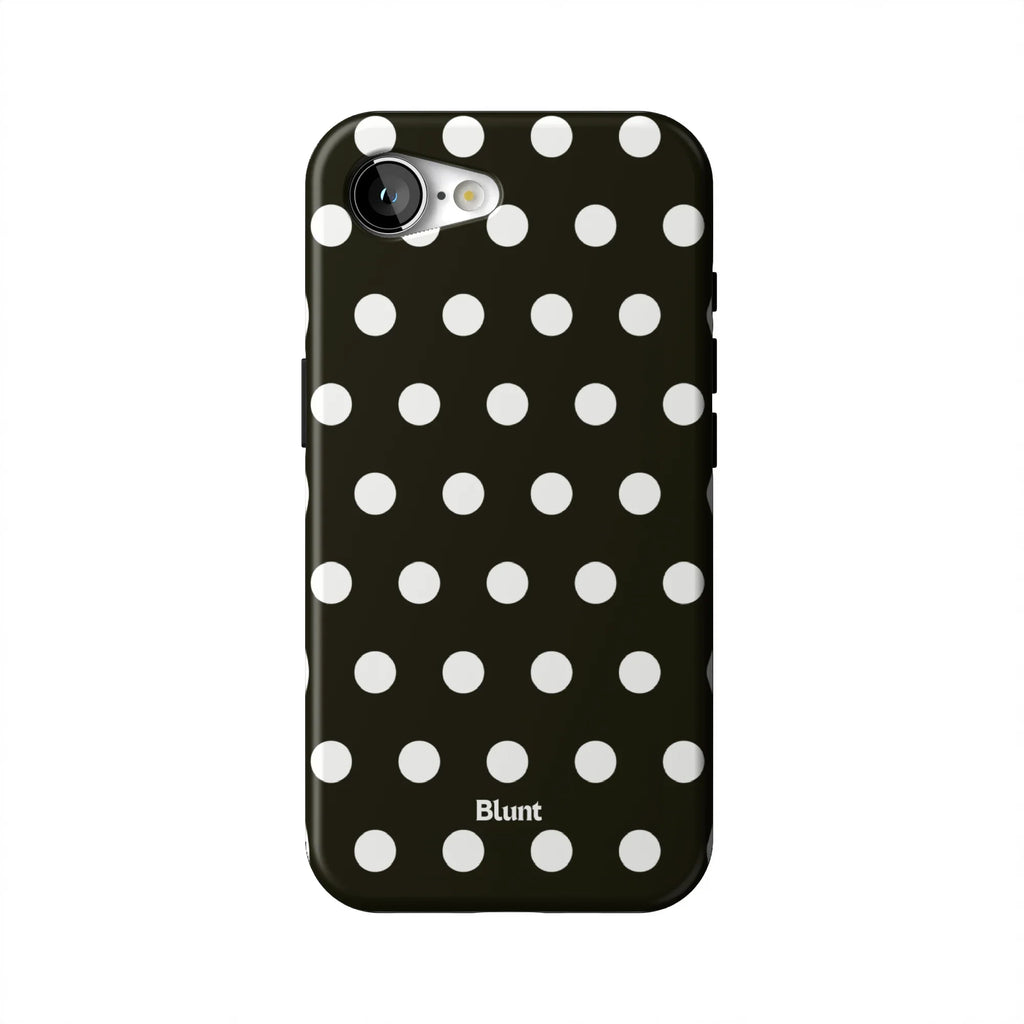Noir Polka iPhone Case