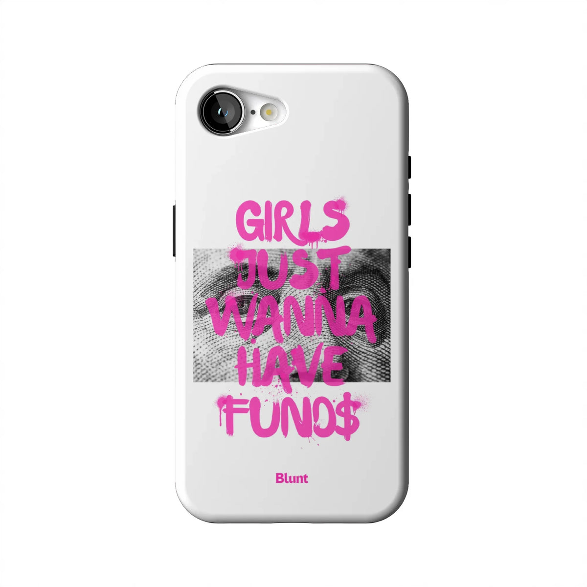 Fund$ White iPhone Case