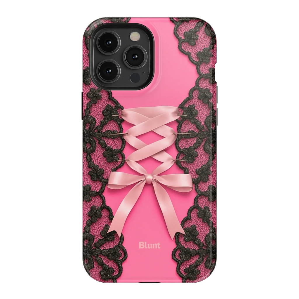 Pink Corset iPhone Case