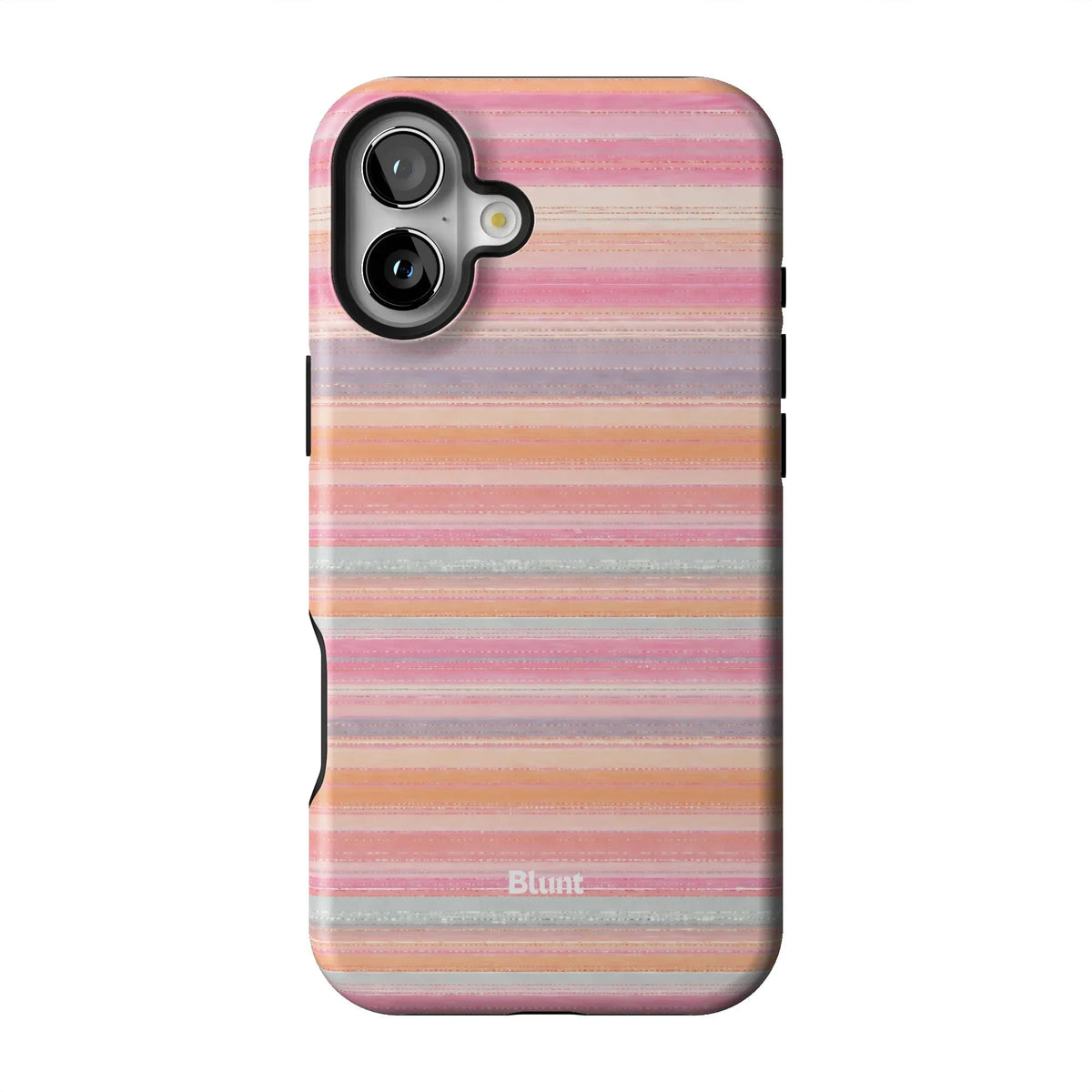 Peachy Lines iPhone Case