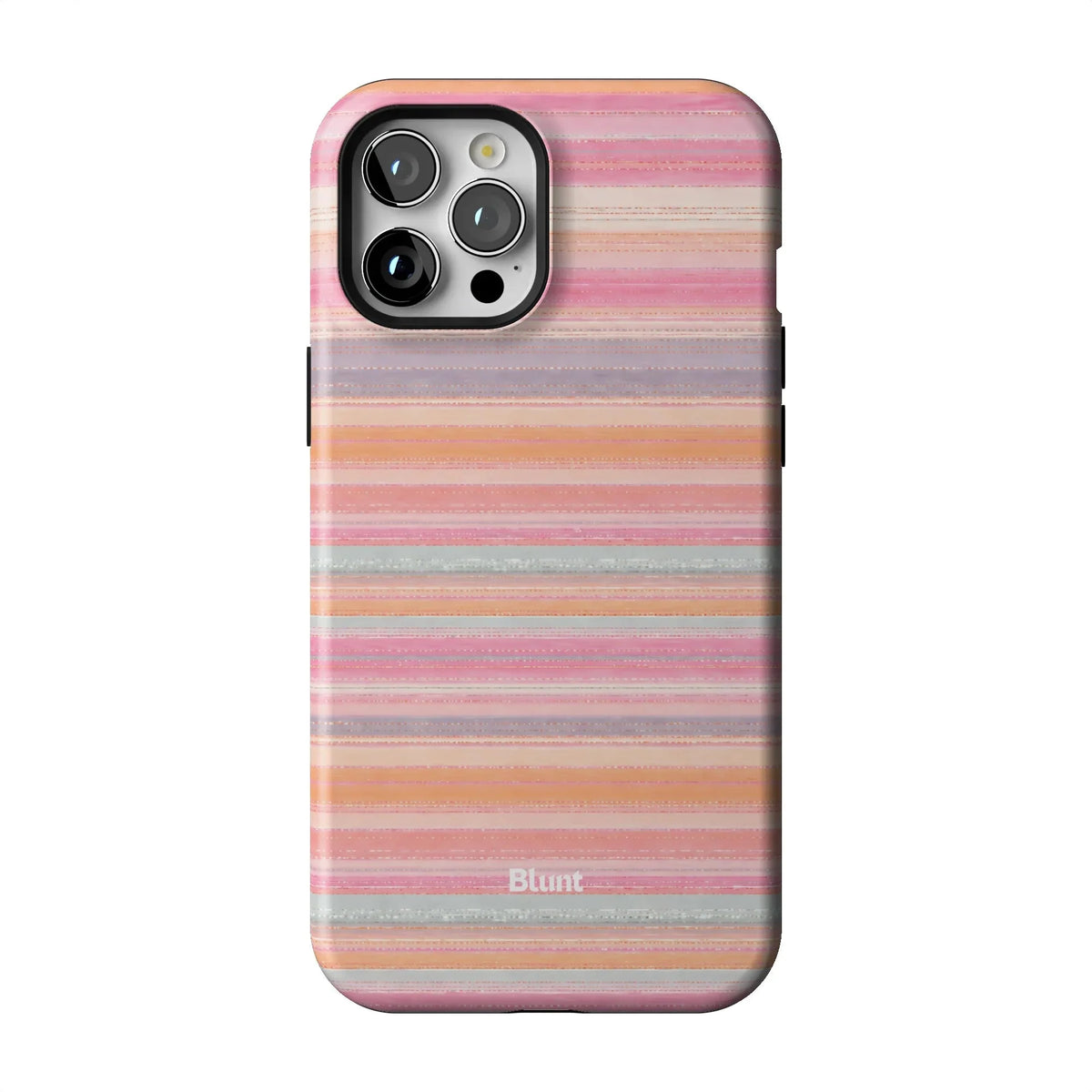 Peachy Lines iPhone Case