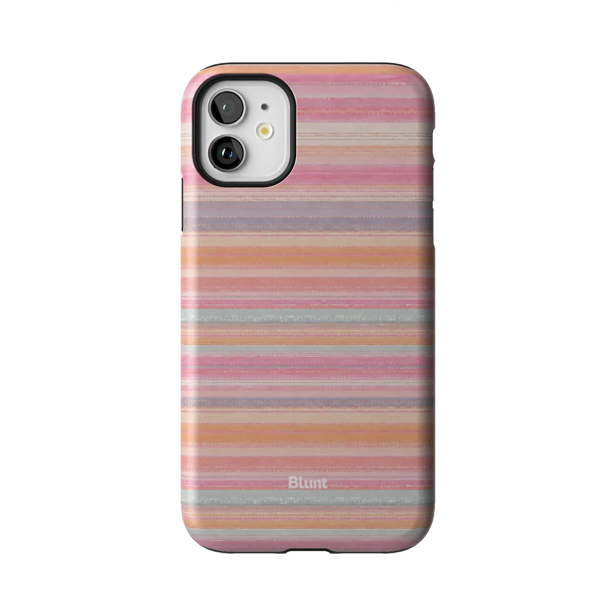 Peachy Lines iPhone Case