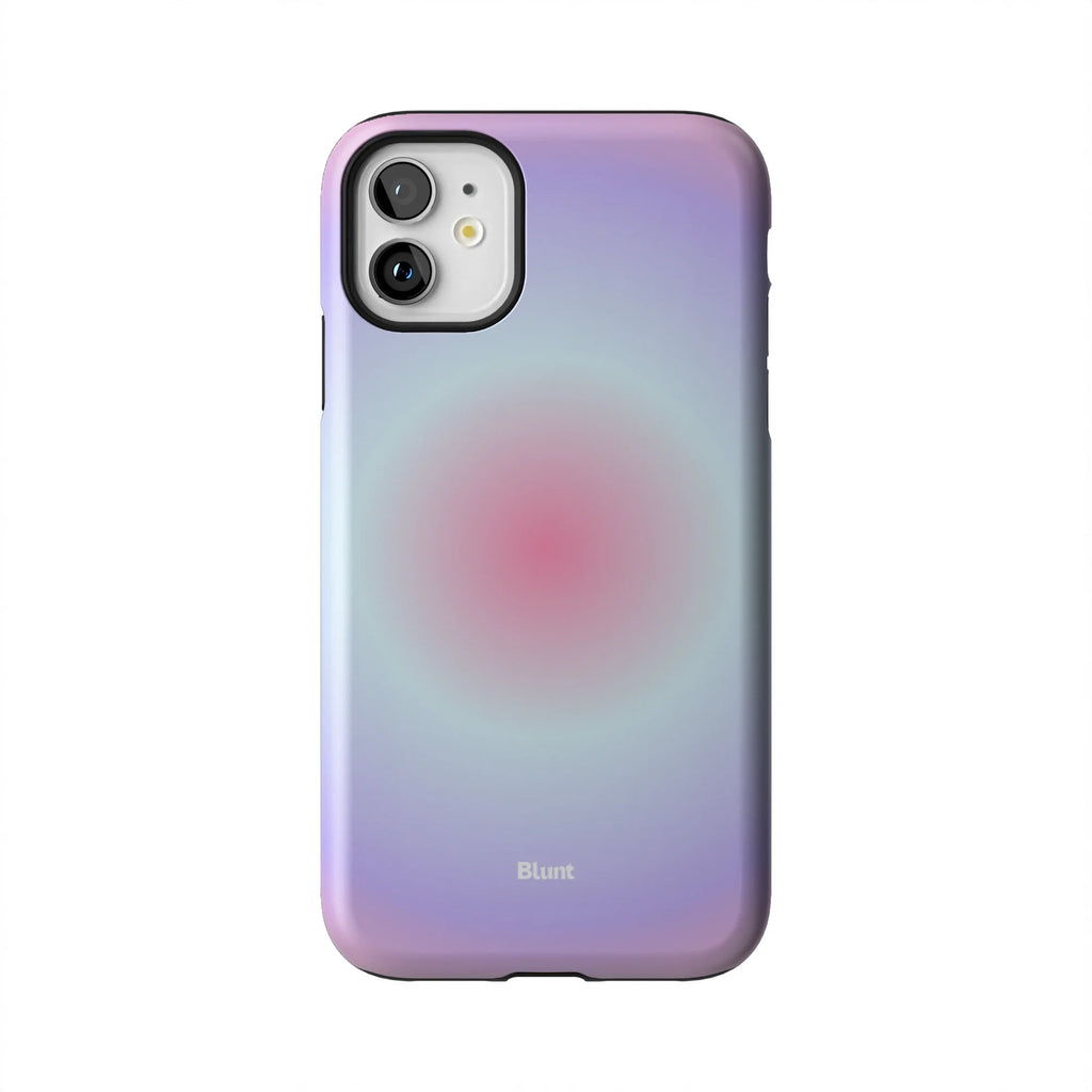 Pink Aura iPhone Case