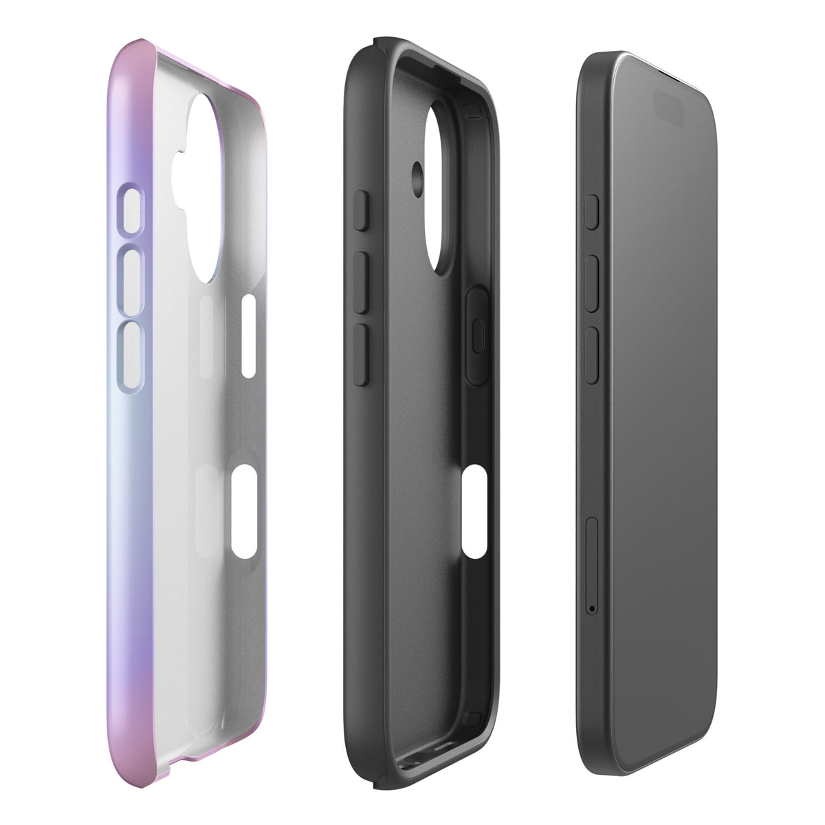 Pink Aura iPhone Case