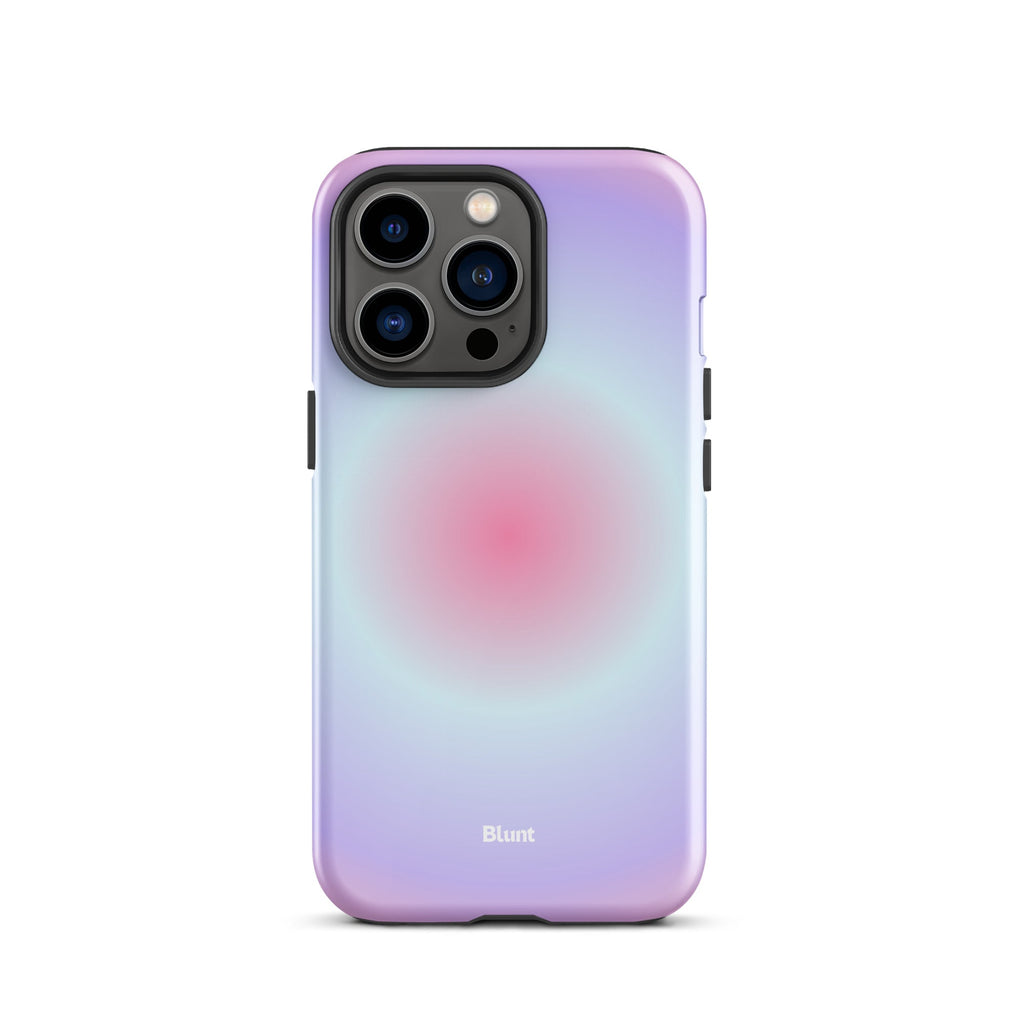 Pink Aura iPhone Case