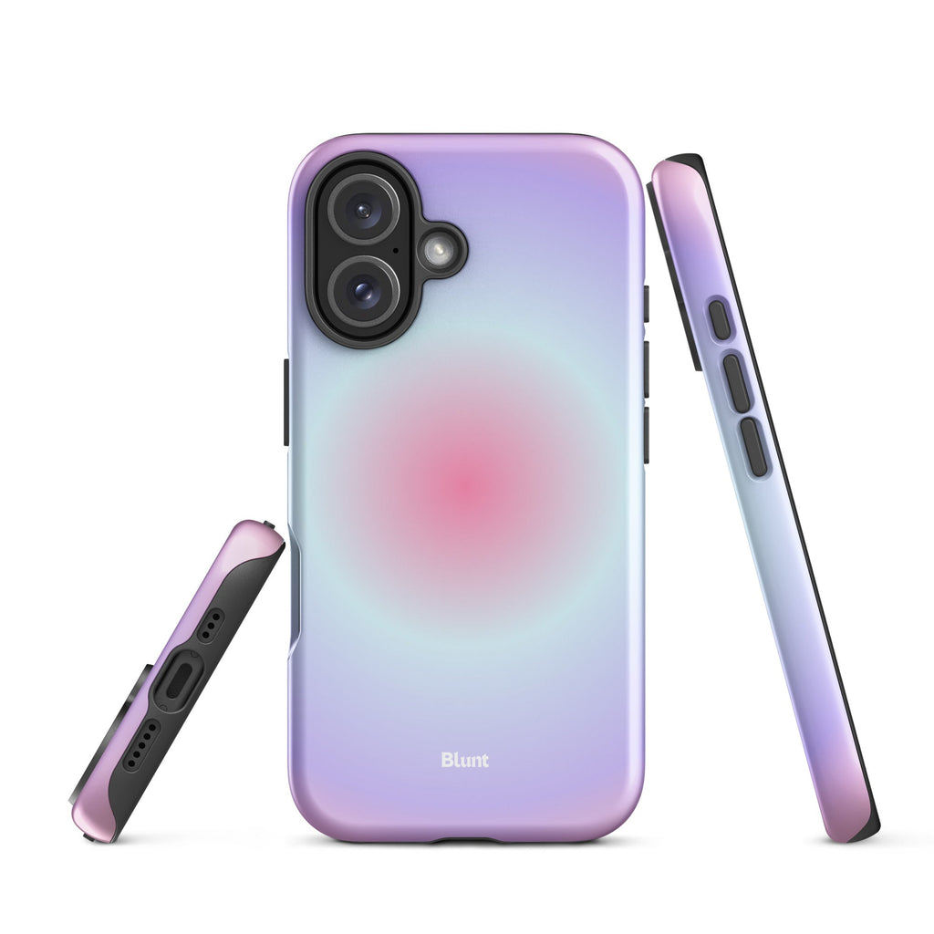 Pink Aura iPhone Case