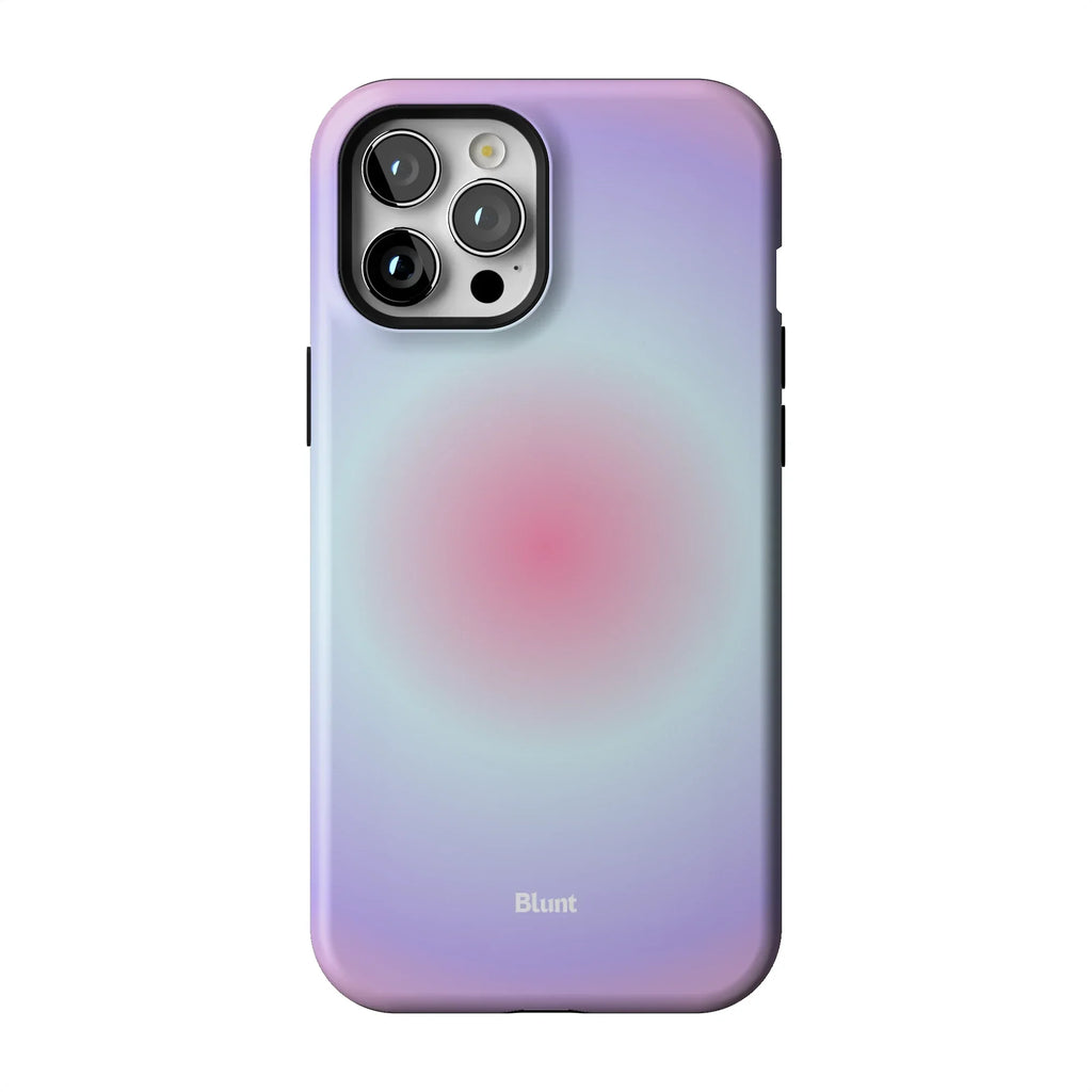 Pink Aura iPhone Case
