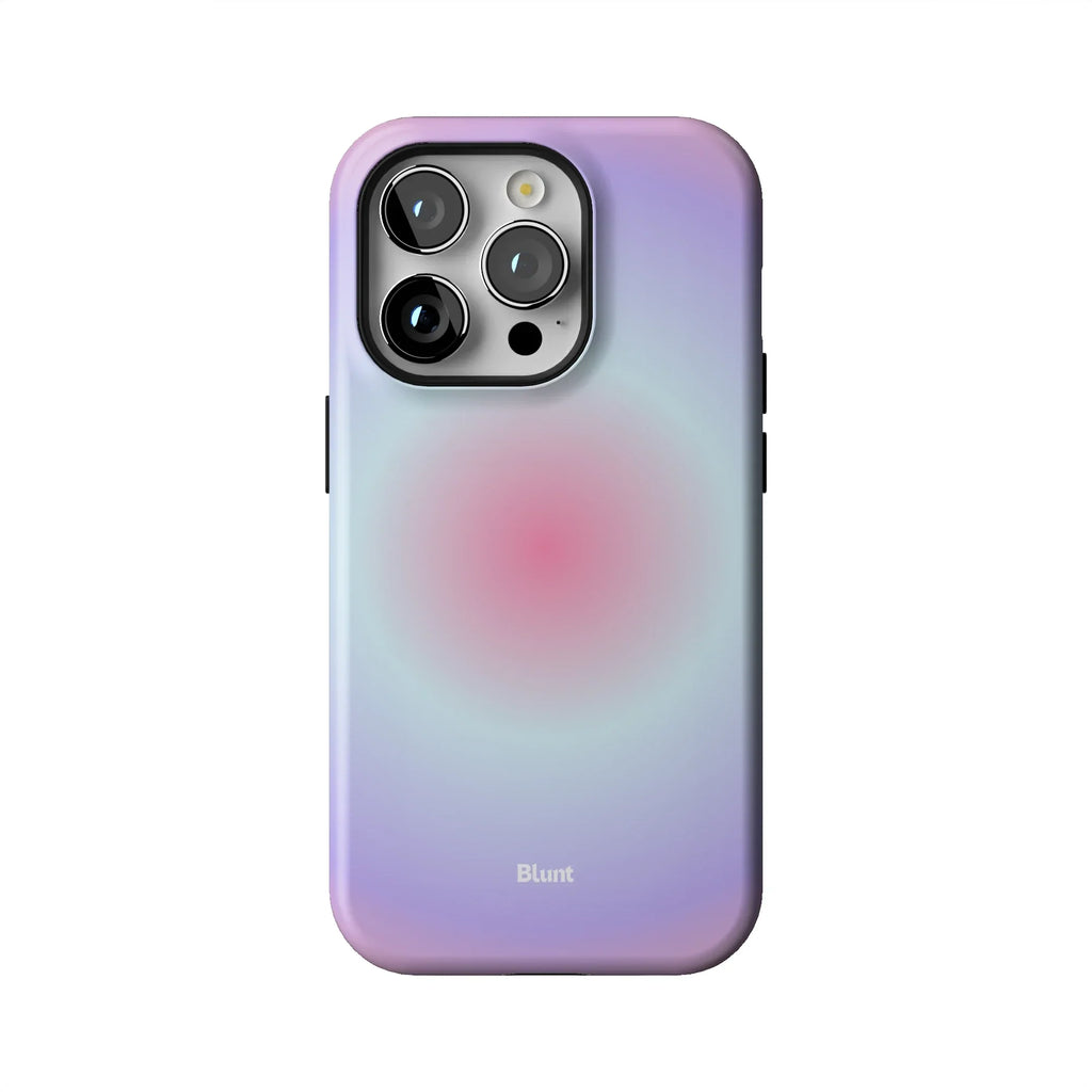 Pink Aura iPhone Case