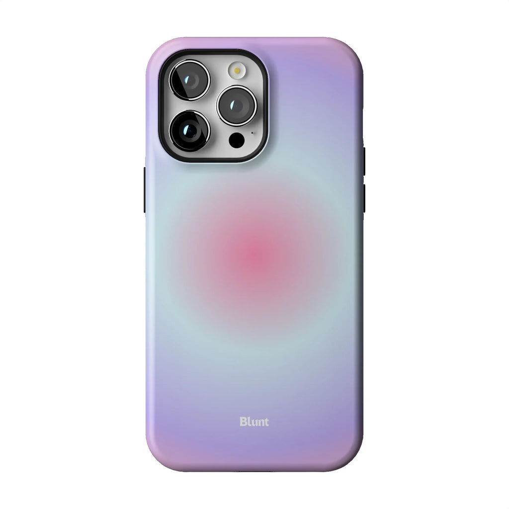 Pink Aura iPhone Case