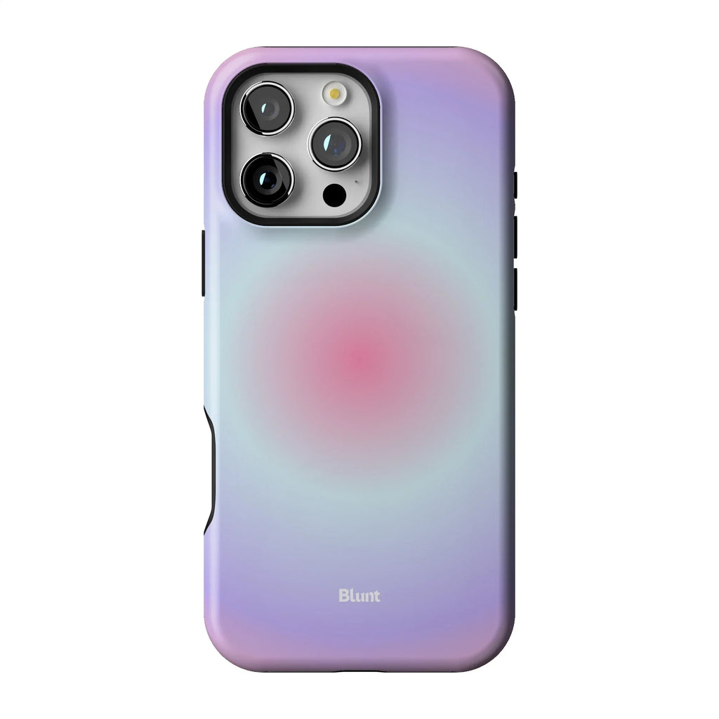 Pink Aura iPhone Case