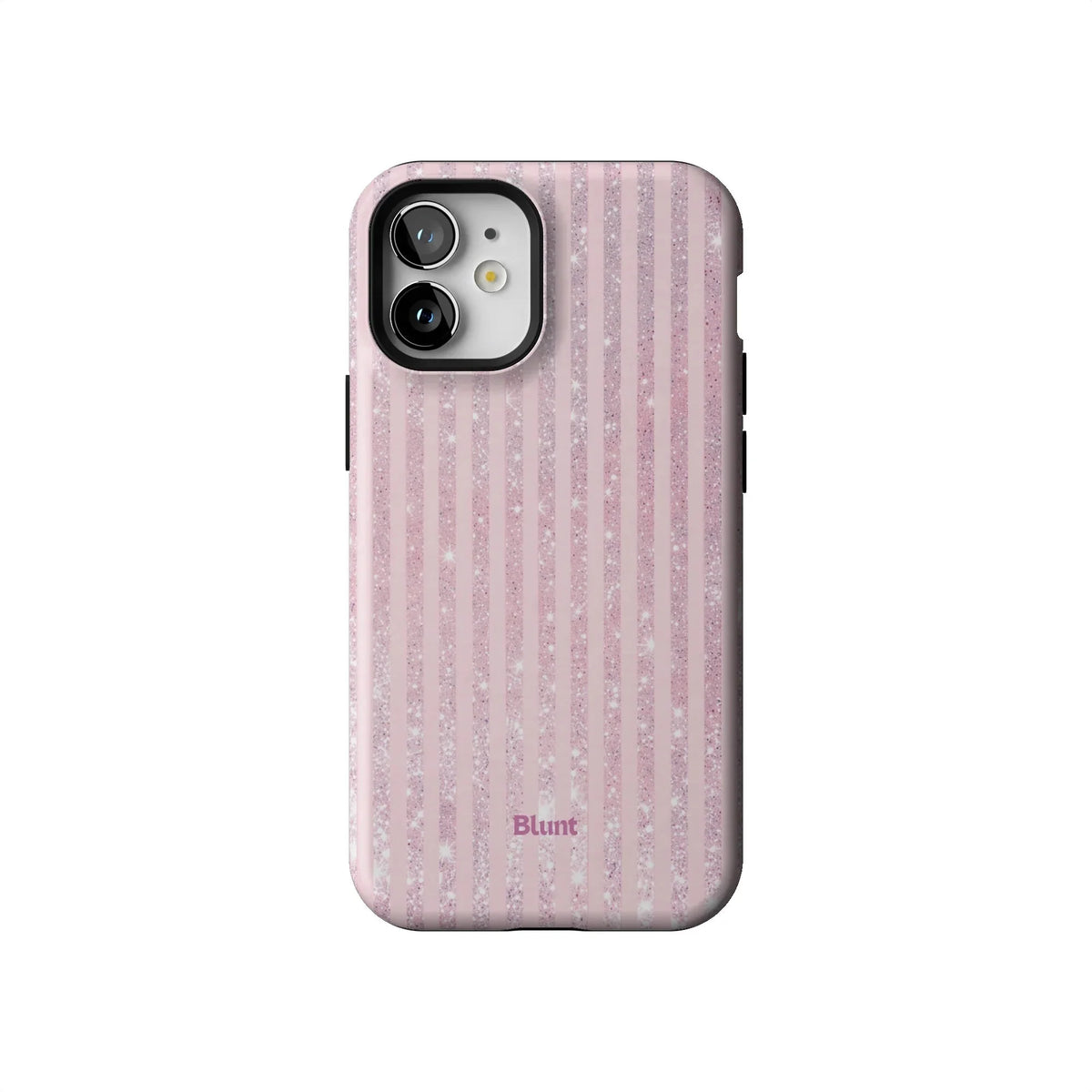 Pink Champagne Stripe iPhone Case