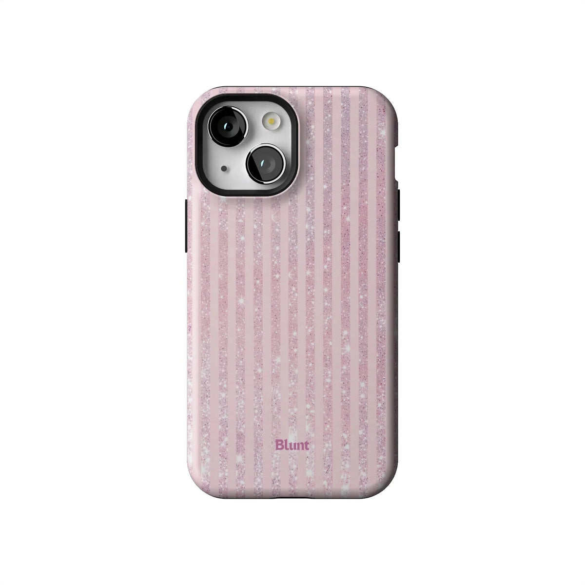 Pink Champagne Stripe iPhone Case
