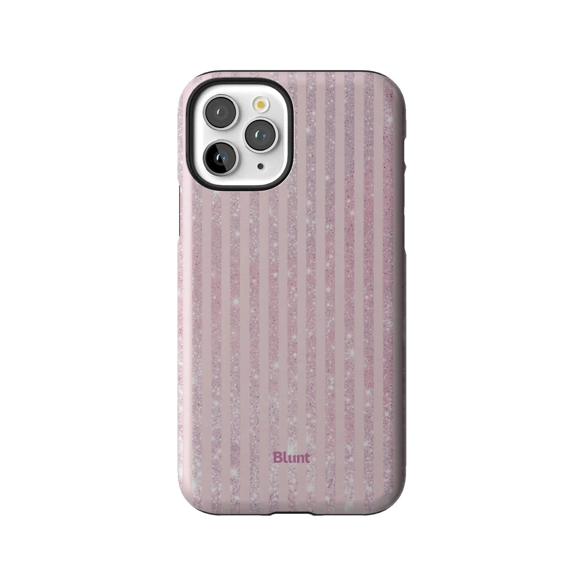 Pink Champagne Stripe iPhone Case