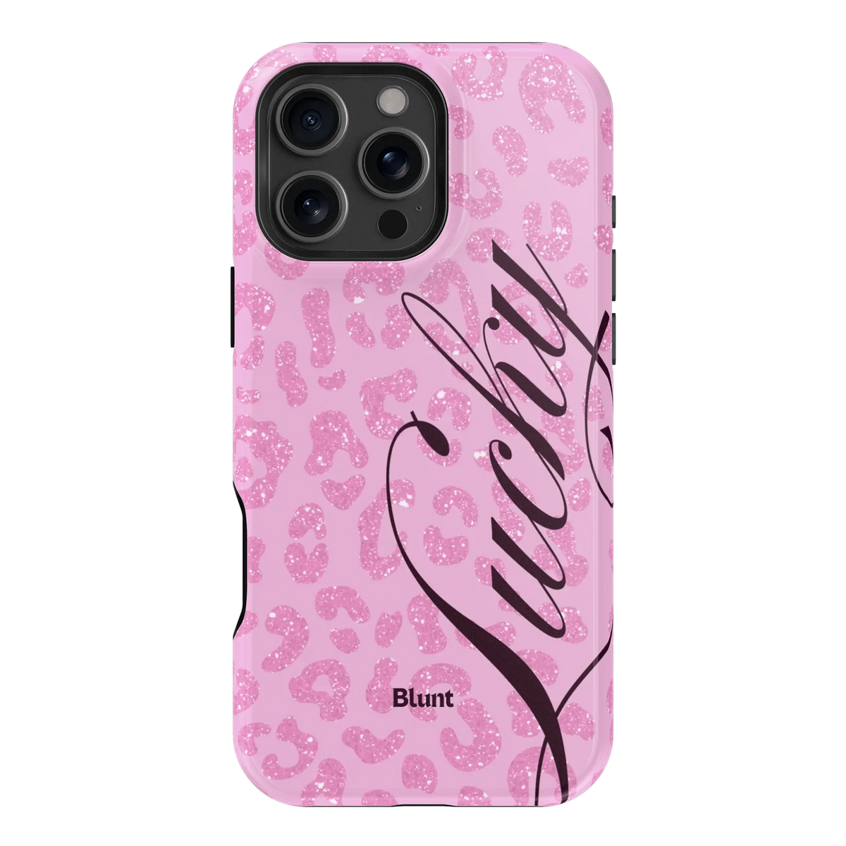 Pink Cheetah Lucky iPhone Case