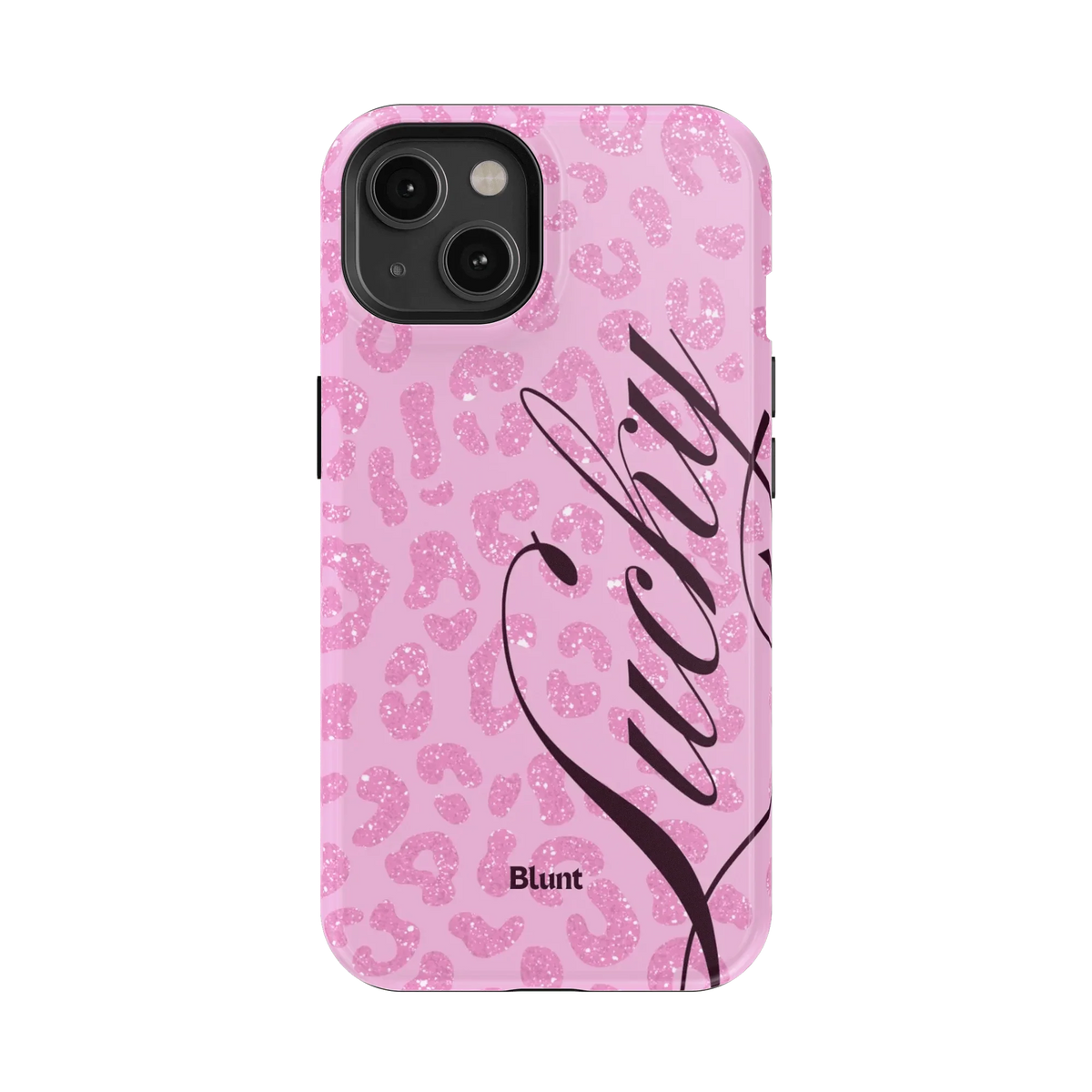 Pink Cheetah Lucky iPhone Case