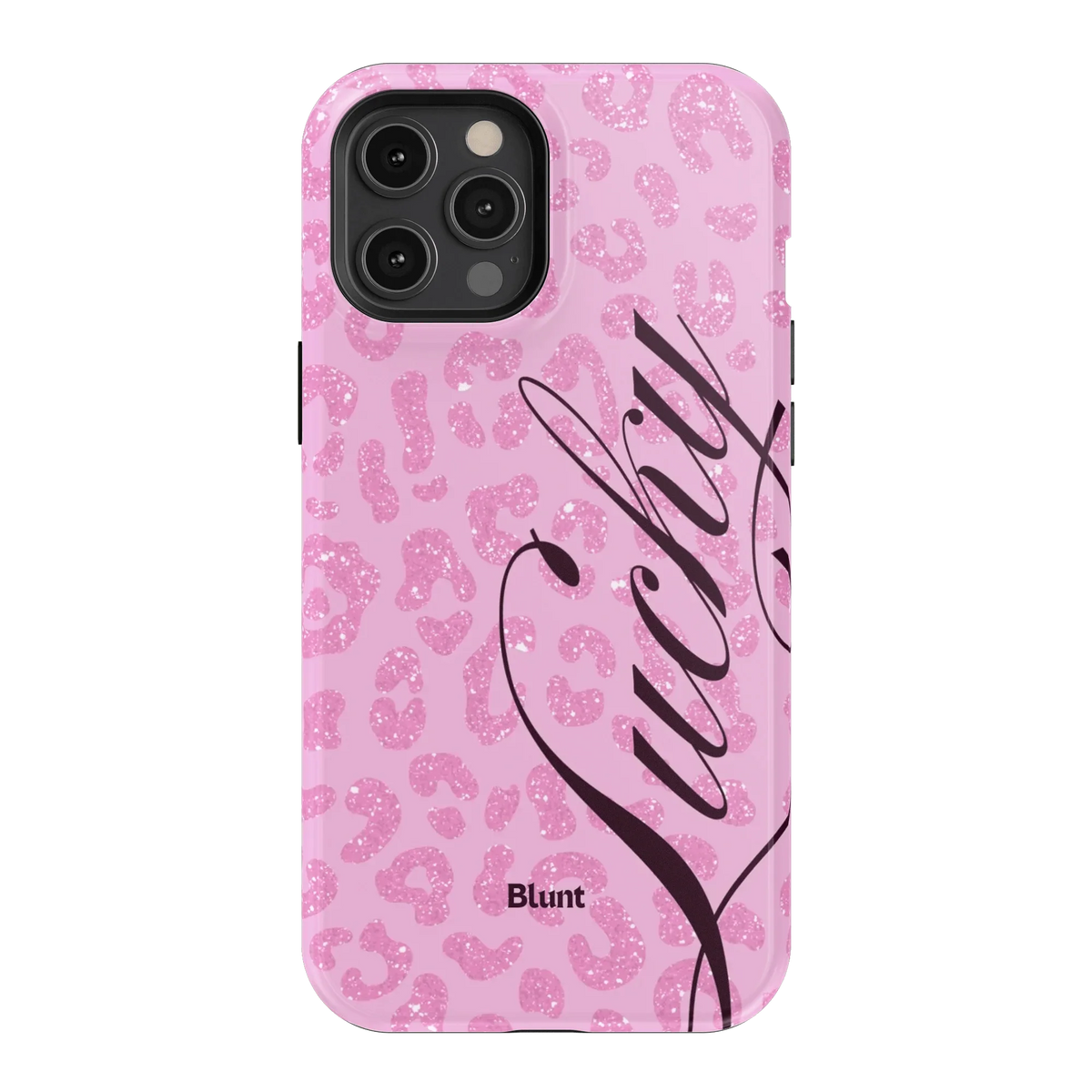 Pink Cheetah Lucky iPhone Case