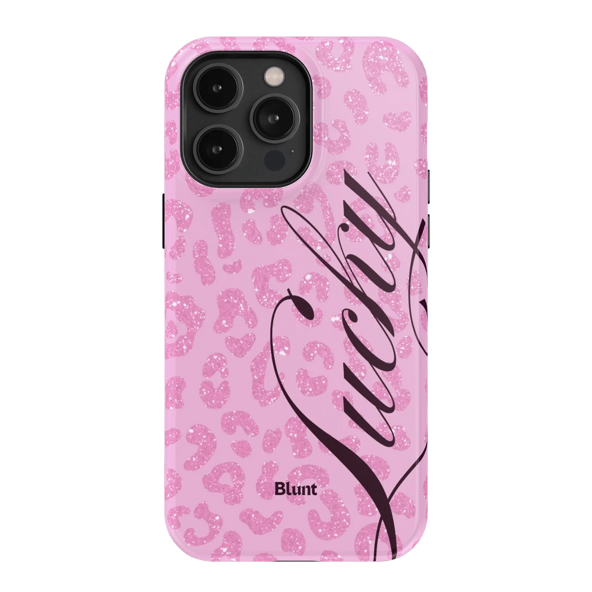 Pink Cheetah Lucky iPhone Case