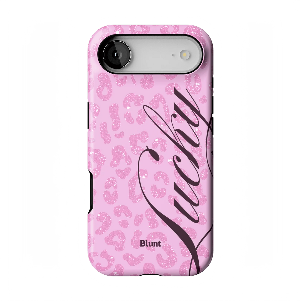 Pink Cheetah Lucky iPhone Case