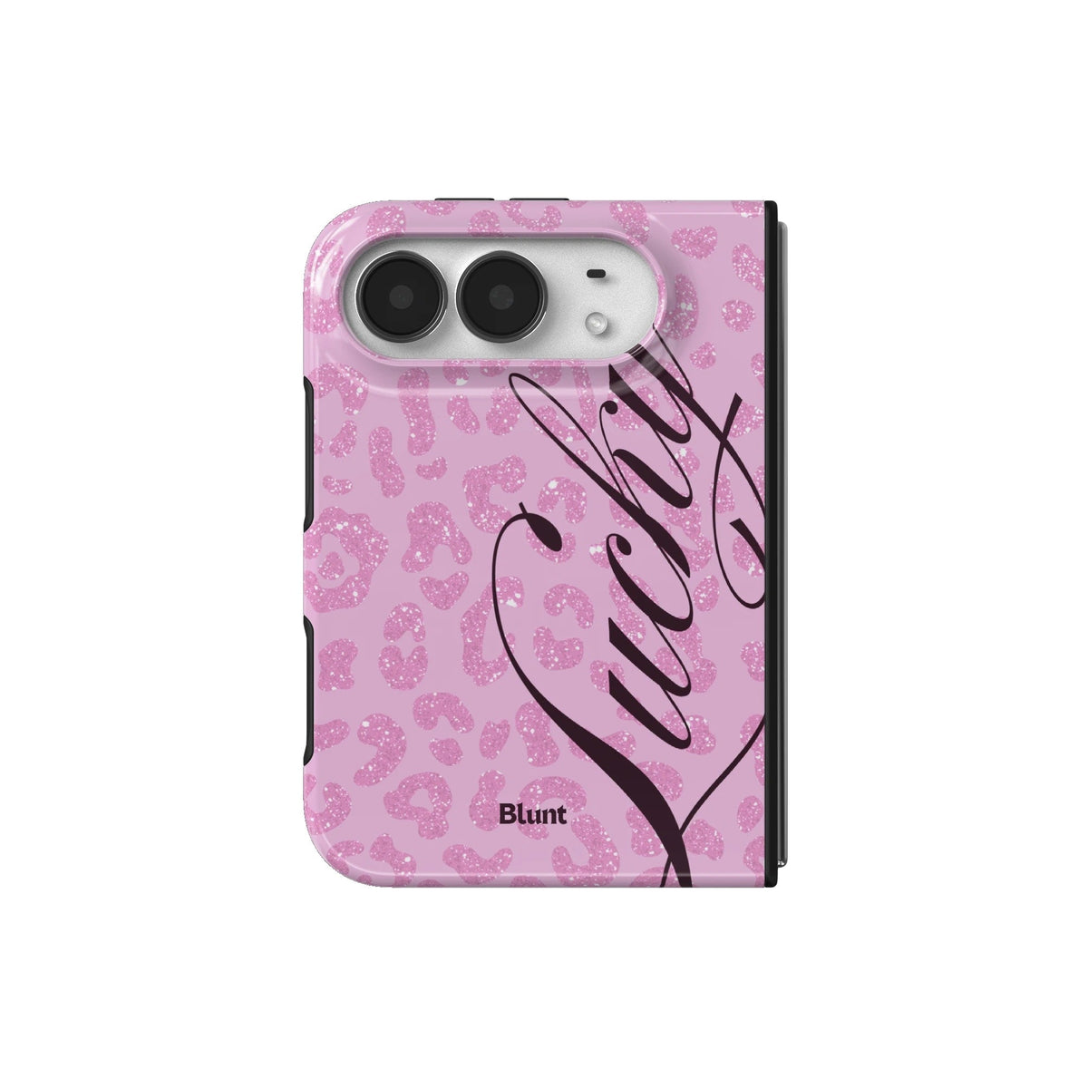 Pink Cheetah Lucky iPhone Case