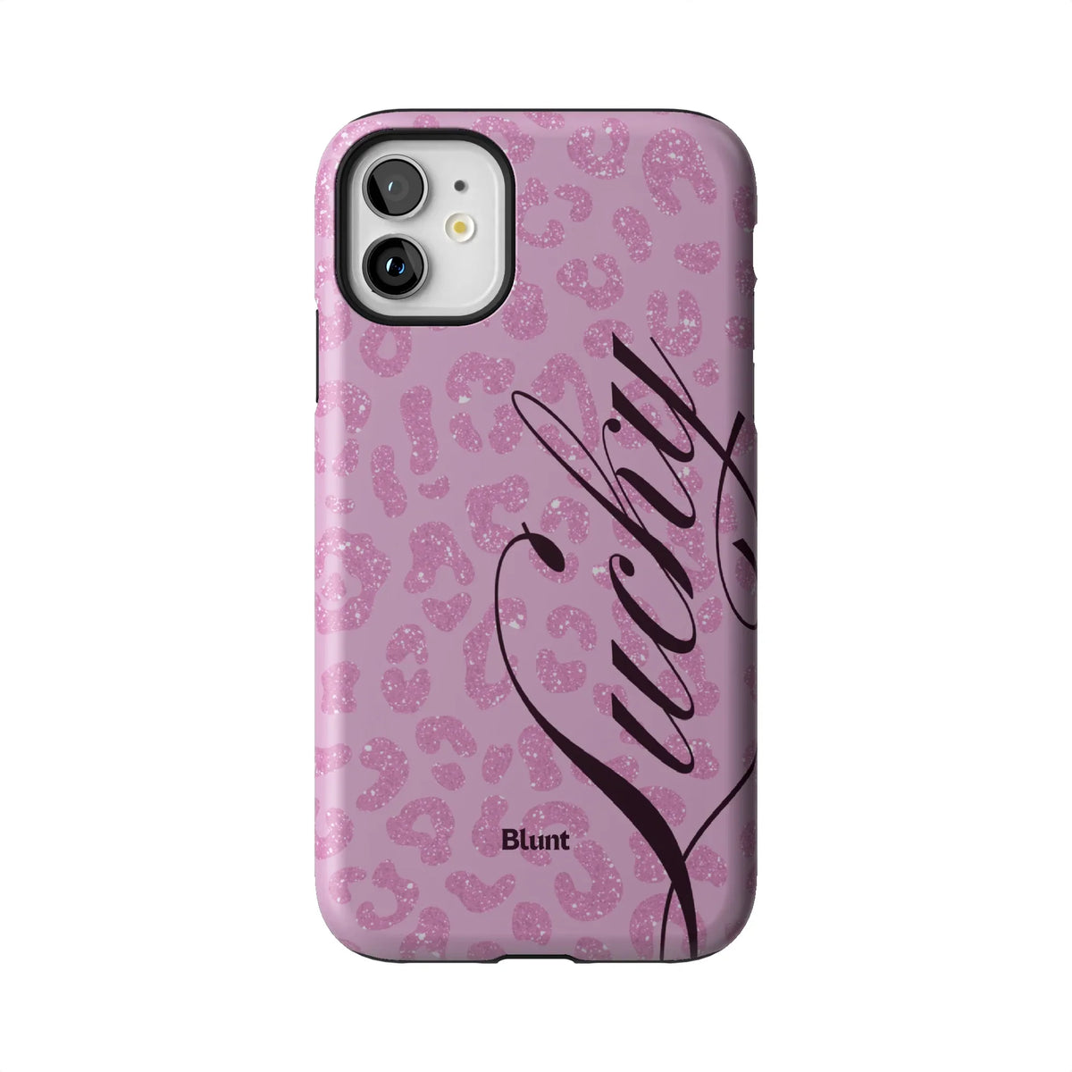 Pink Cheetah Lucky iPhone Case