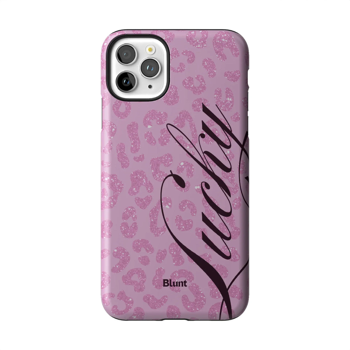 Pink Cheetah Lucky iPhone Case