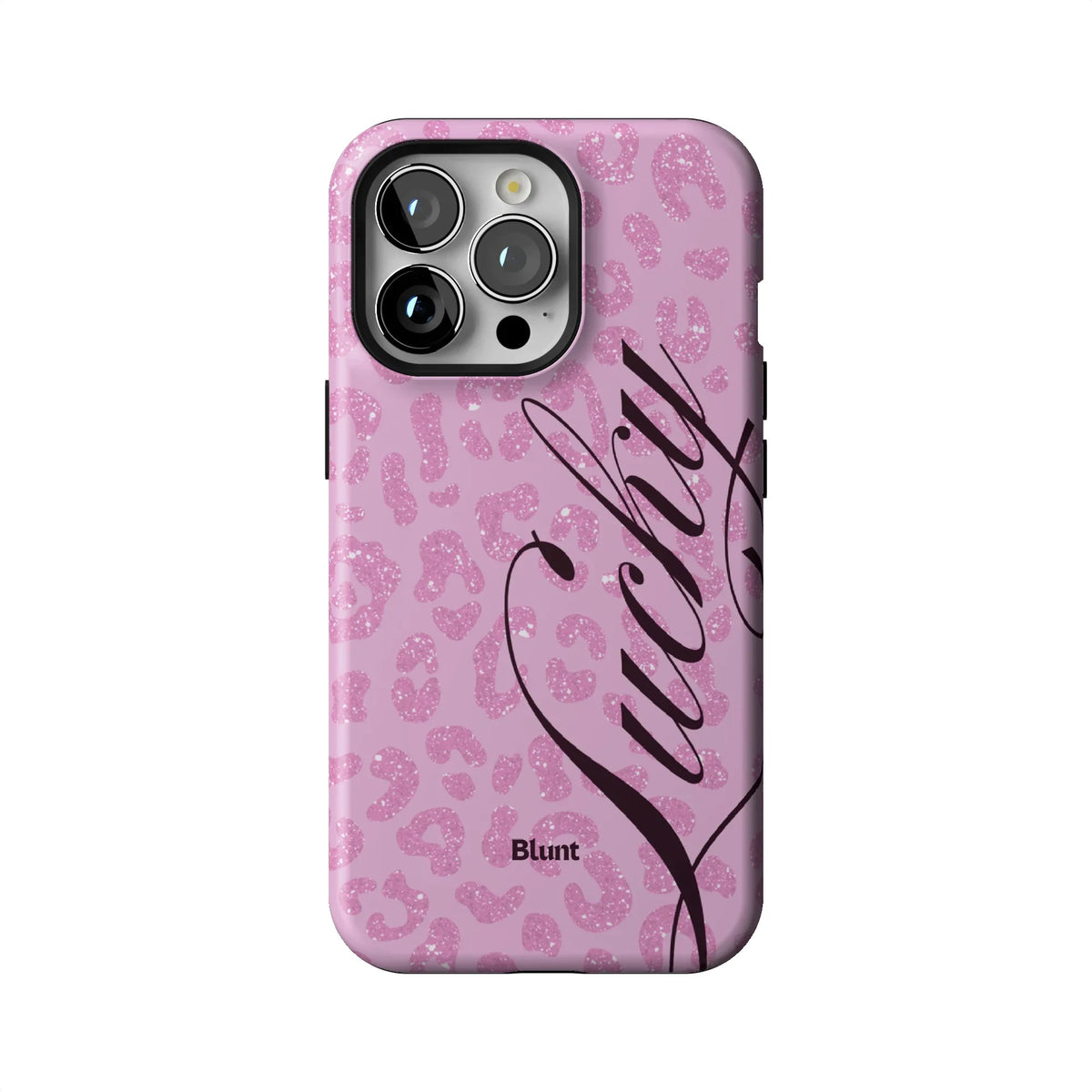 Pink Cheetah Lucky iPhone Case