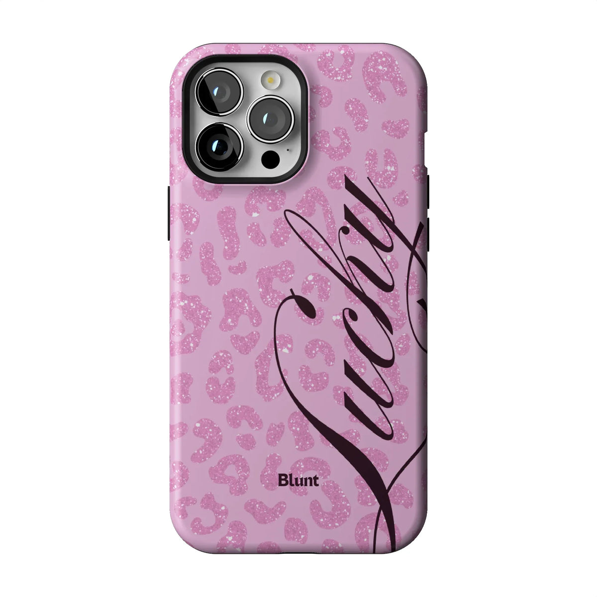Pink Cheetah Lucky iPhone Case