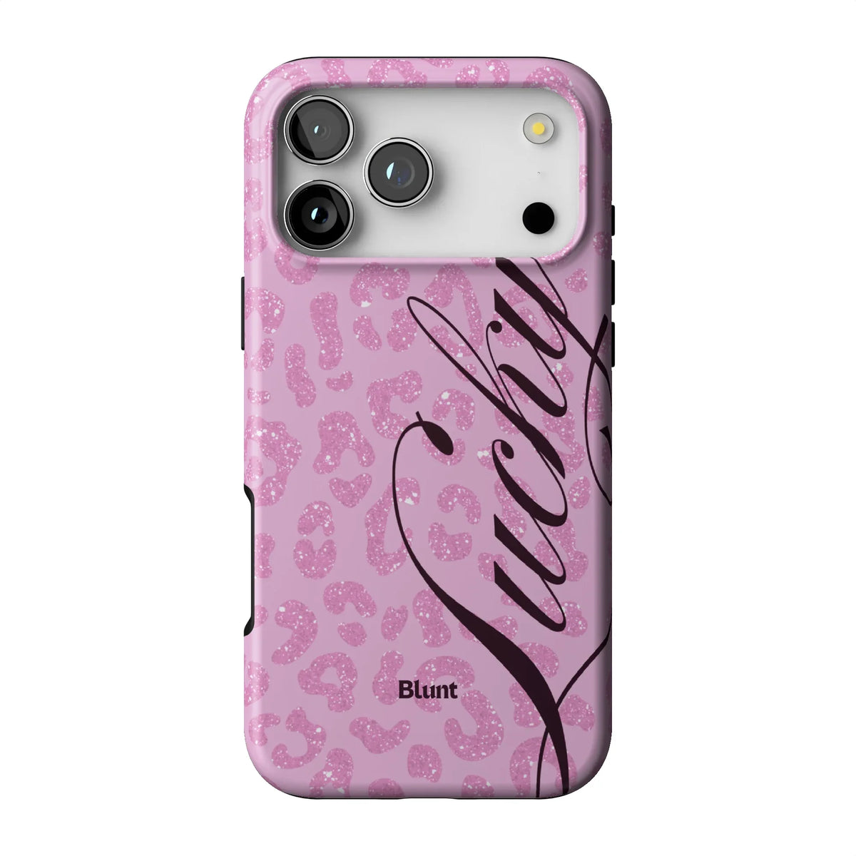 Pink Cheetah Lucky iPhone Case