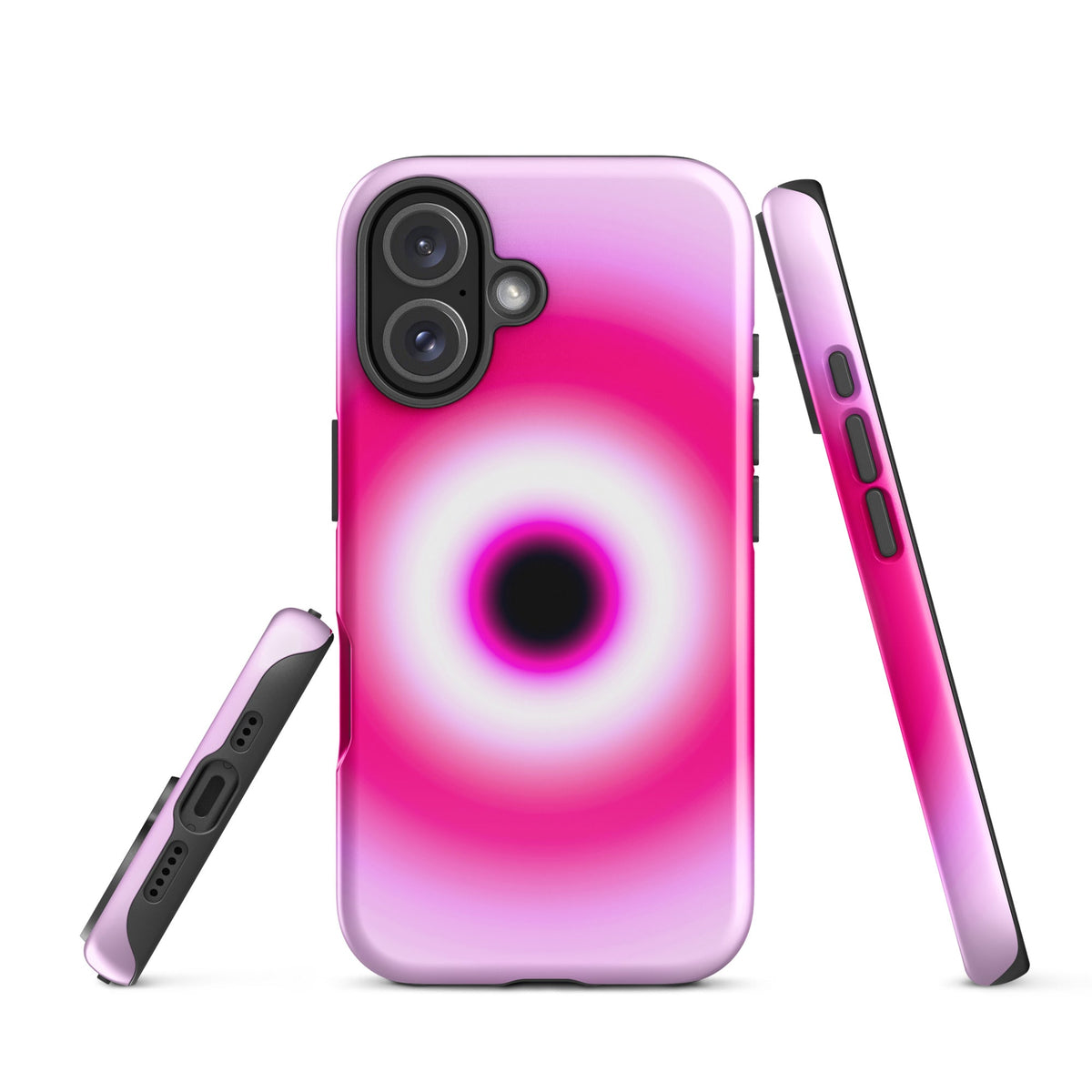 Pink Evil Eye Aura iPhone Case