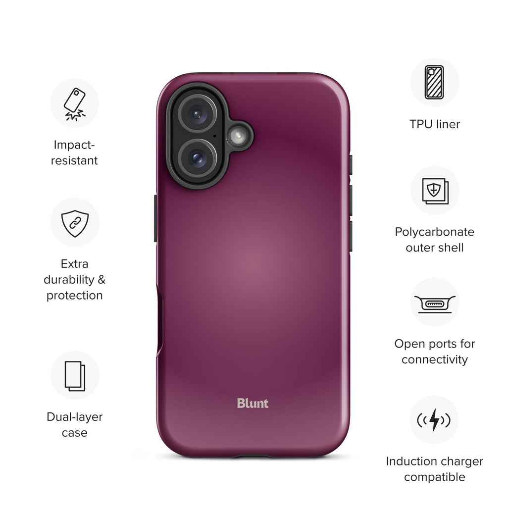 Plum iPhone Case