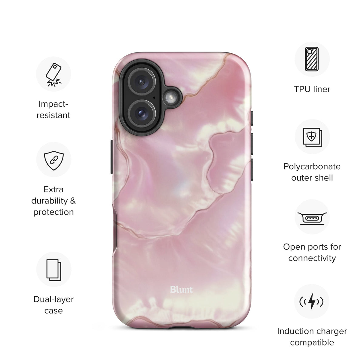 Plum Stardust iPhone Case
