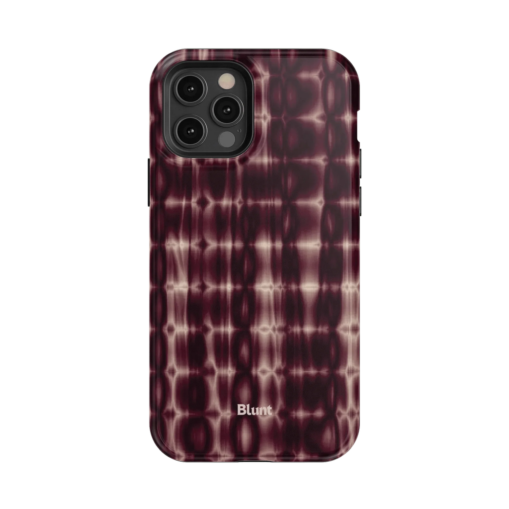 Purple Ripple iPhone Case