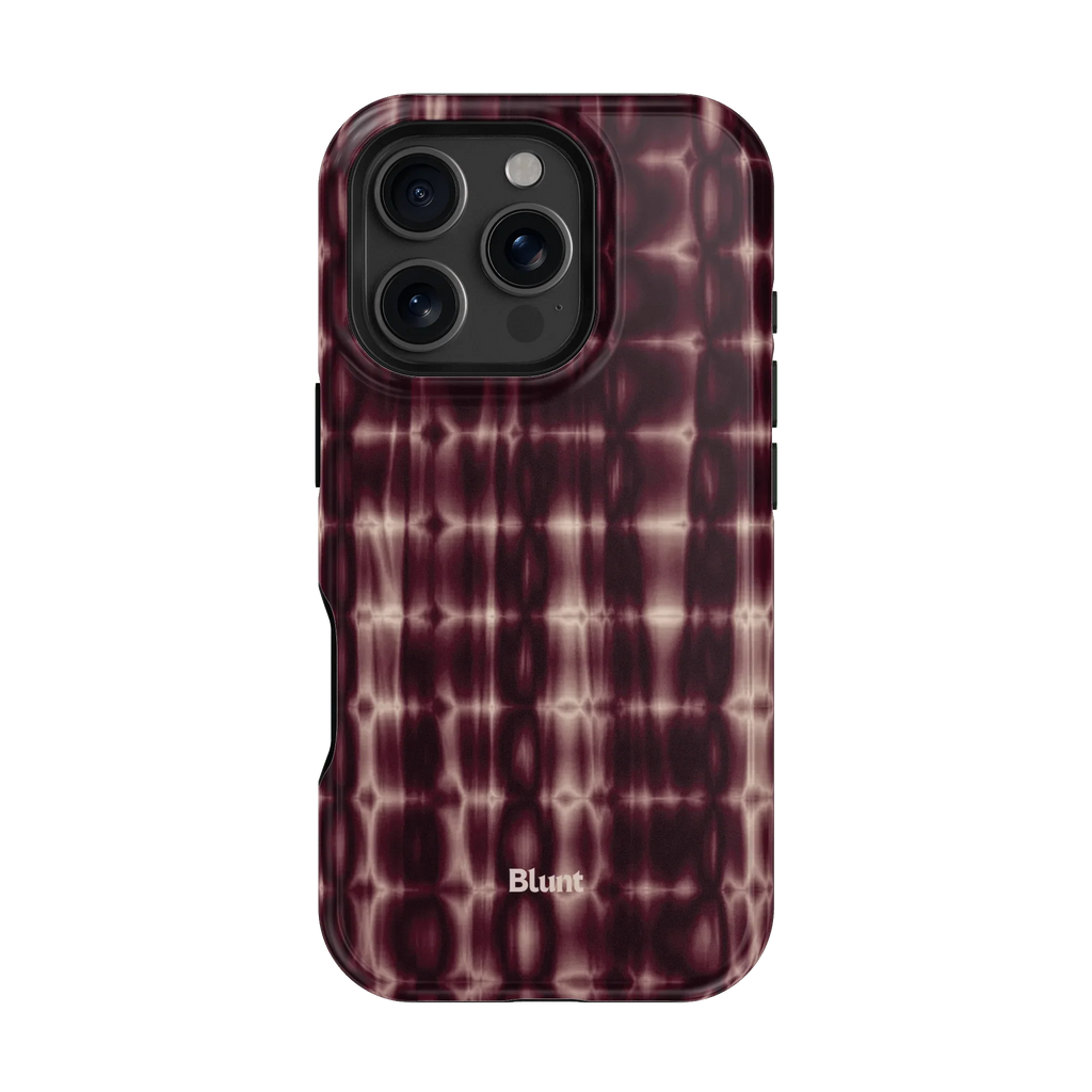 Purple Ripple iPhone Case