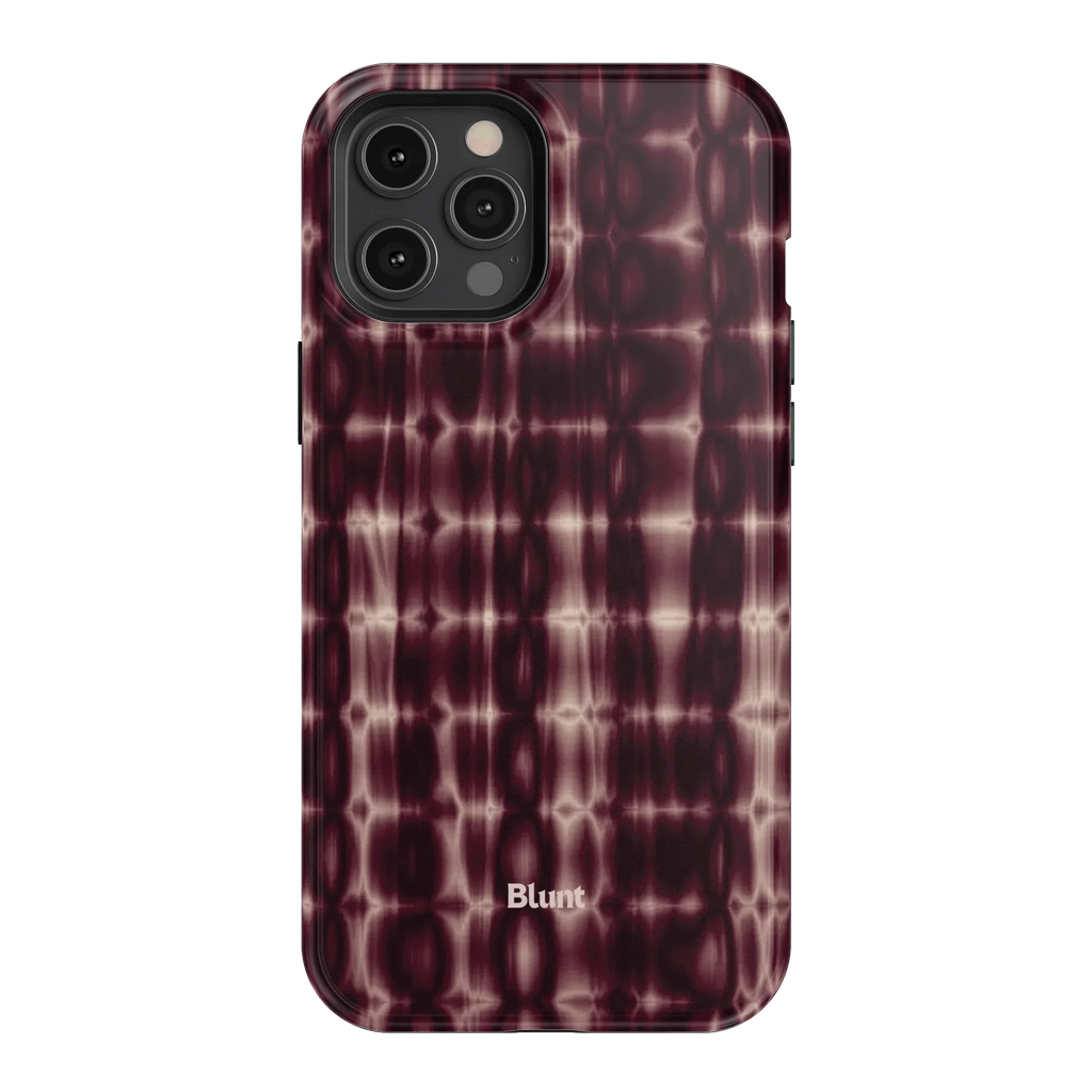 Purple Ripple iPhone Case