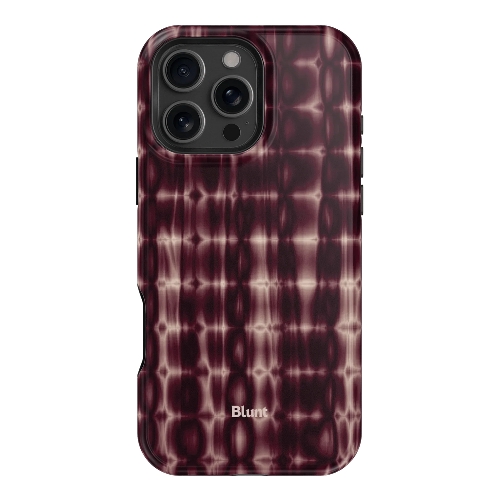 Purple Ripple iPhone Case