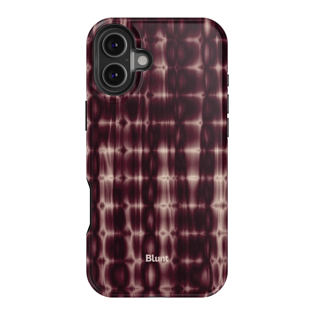 Purple Ripple iPhone Case
