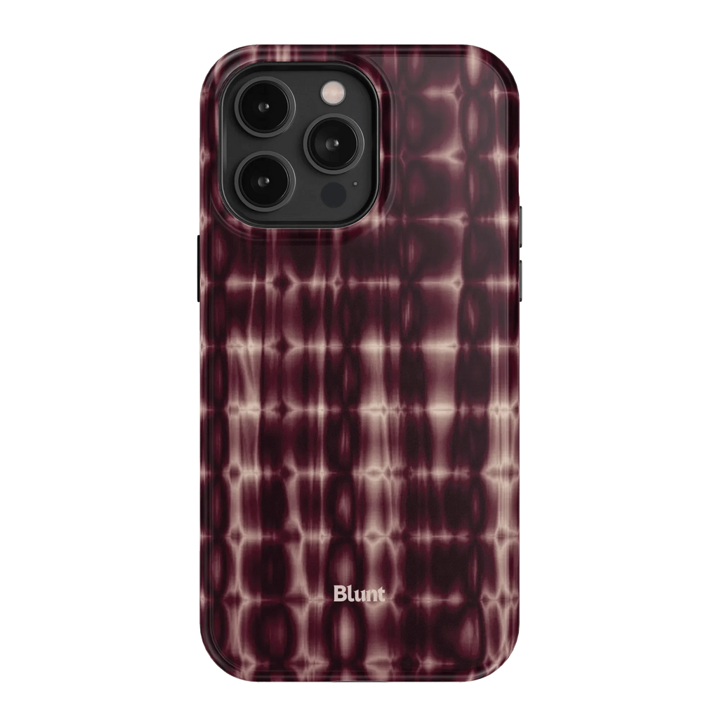 Purple Ripple iPhone Case