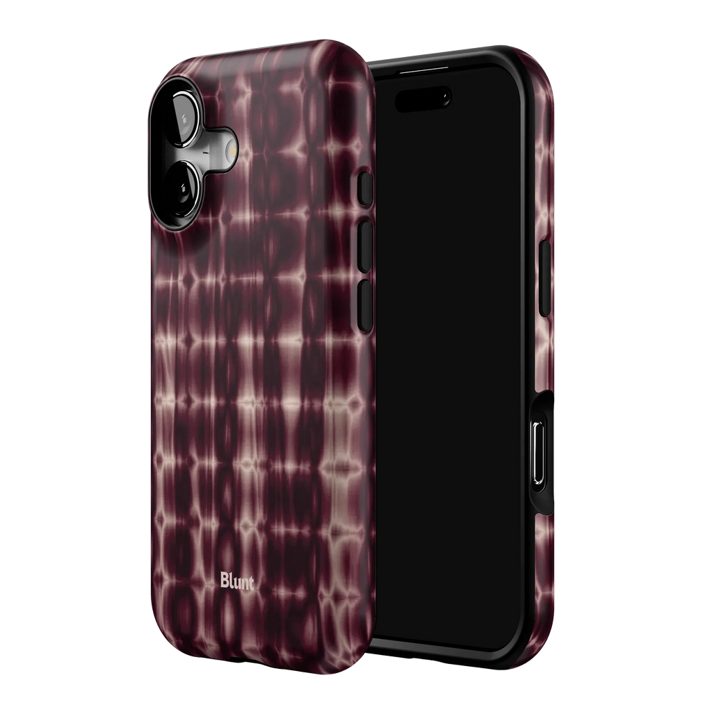 Purple Ripple iPhone Case