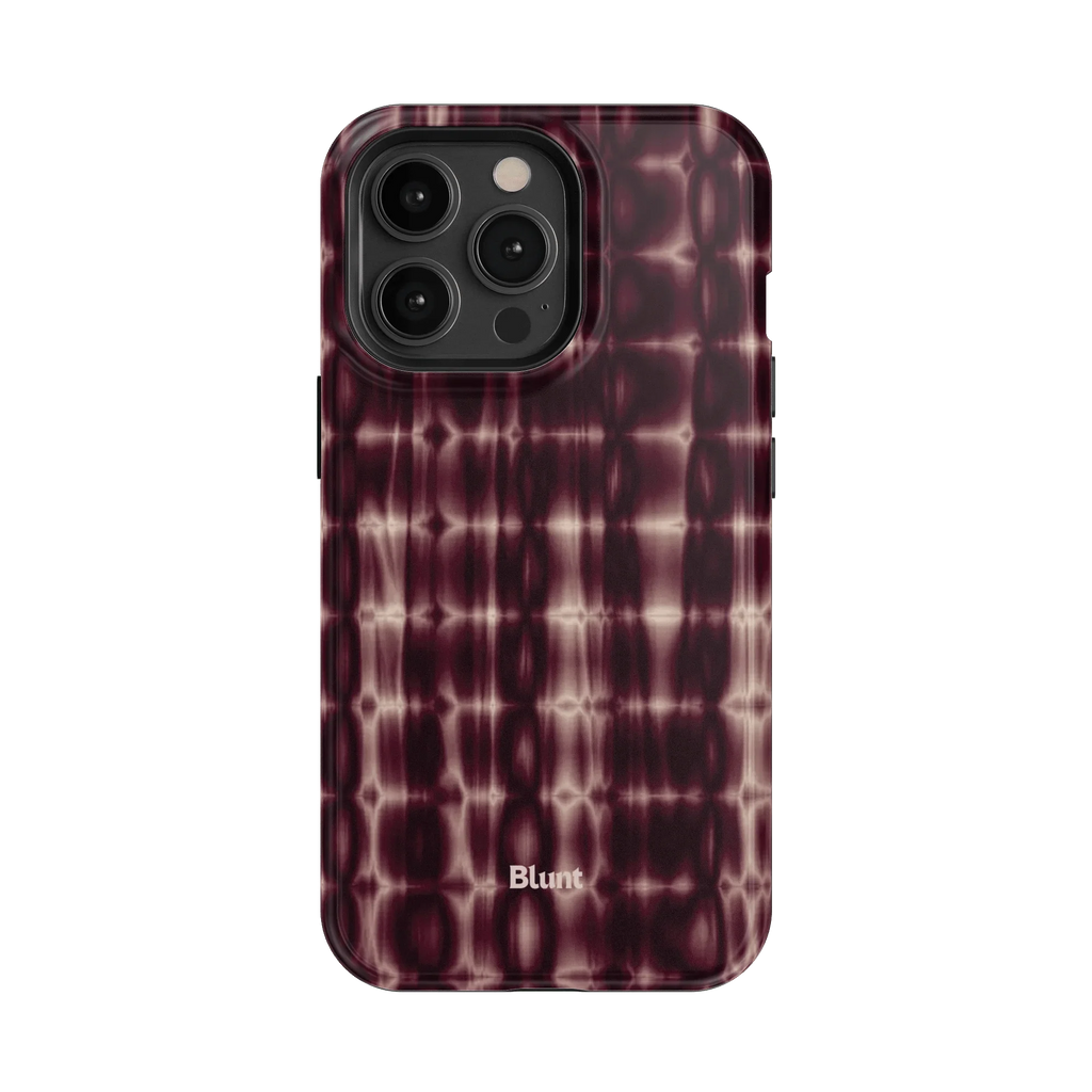 Purple Ripple iPhone Case