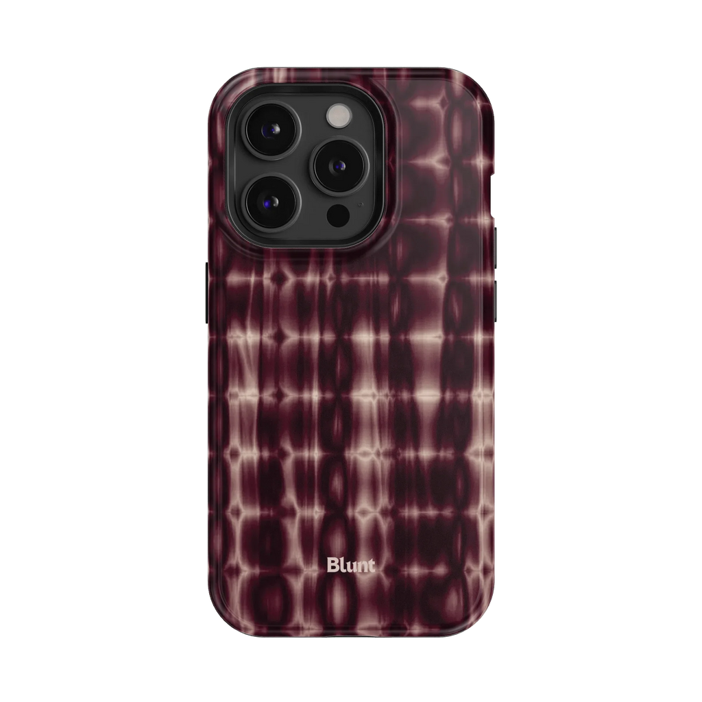 Purple Ripple iPhone Case