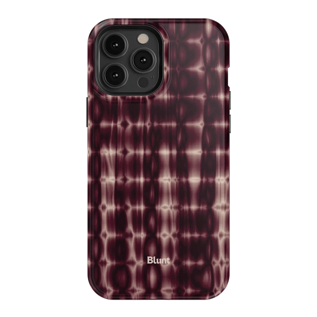 Purple Ripple iPhone Case